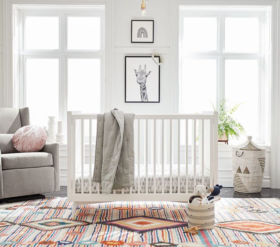 West Elm x PBK MidCentury Cot Pottery Barn Kids Australia